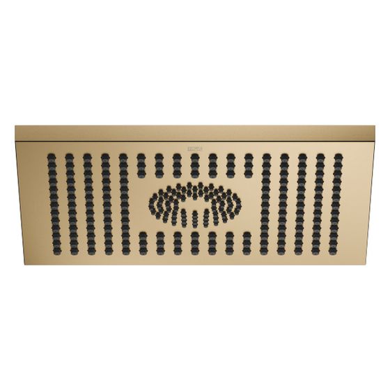 Dornbracht Regenbrause Symetrics für Deckenanbindung 300x240mm 12l/min 6l/min, Dark Brass gebürstet