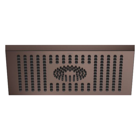 Dornbracht Regenbrause Symetrics für Deckenanbindung Metall 300x240mm 12l/min 6l/min, Dark Bronze gebürstet PVD