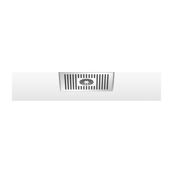 Dornbracht Regenbrause Symetrics für Deckeneinbau 300x240mm 12l/min 6l/min, Chrom