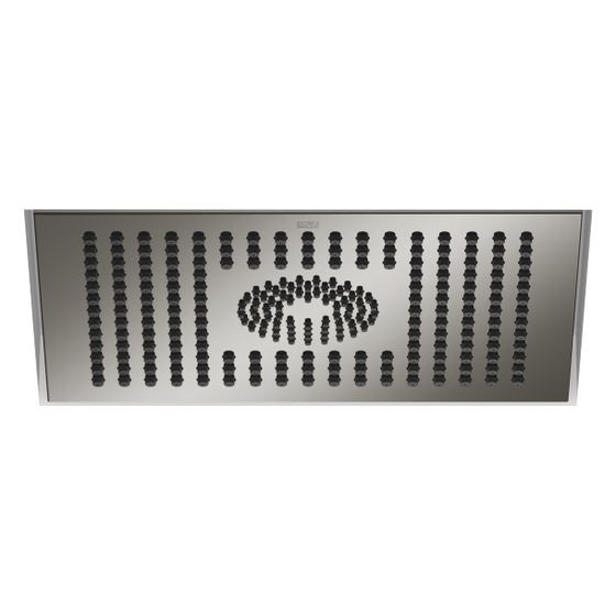 Dornbracht Regenbrause Symetrics für Deckeneinbau 300x240mm 12l/min 6l/min, Dark Chrome