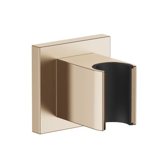Dornbracht Brausehalter Symetrics Rosette 60x60mm, Champagne gebürstet 22kt Gold, 28050980-46