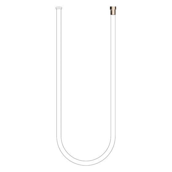 Dornbracht Kneipp-Schlauch Water Tube 2000mm, Weiß/Light Gold