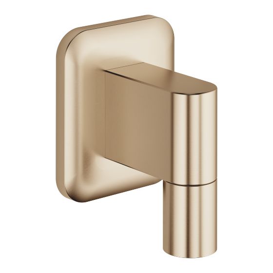 Dornbracht Wandanschlussbogen Lissé, Light Gold gebürstet