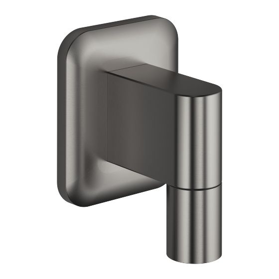 Dornbracht Wandanschlussbogen Lissé, Dark Platinum gebürstet