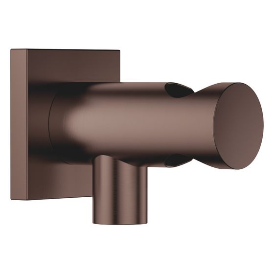 Dornbracht Wandanschlussbogen mit integriertem Brausehalter Rosette 60x60mm Anschluss G 1/2