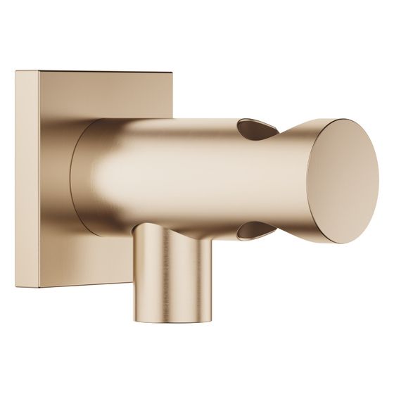 Dornbracht Wandanschlussbogen mit integriertem Brausehalter Rosette 60x60mm Anschluss G 1/2