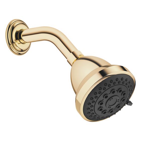 Dornbracht Kopfbrause Madison FlowReduce 7,6l/min, Messing 23kt Gold