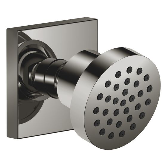 Dornbracht Seitenbrause MEM 5l/min Brausekopf 55mm Kugelgelenk 25 Grad schwenkbar, Dark Chrome