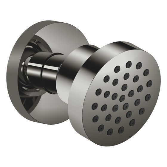 Dornbracht Seitenbrause ohne Mengenregulierung FlowReduce schwenkbar Horizontal Rain 5l/min, Dark Chrome