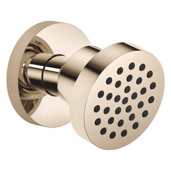 Dornbracht Seitenbrause ohne Mengenregulierung FlowReduce schwenkbar Horizontal Rain 5l/min, Light Gold