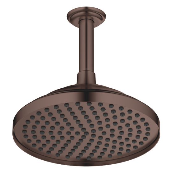 Dornbracht Regenbrause mit Deckenanbindung Madison 14l/min, D 200mm, Dark Bronze gebürstet PVD