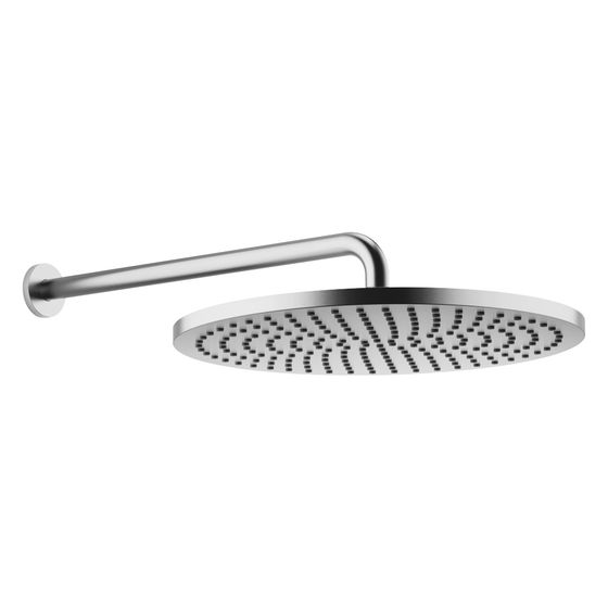 Dornbracht Regenbrause mit Wandanbindung, 450mm D 400mm Pure Rain 20l/min, Chrom gebürstet