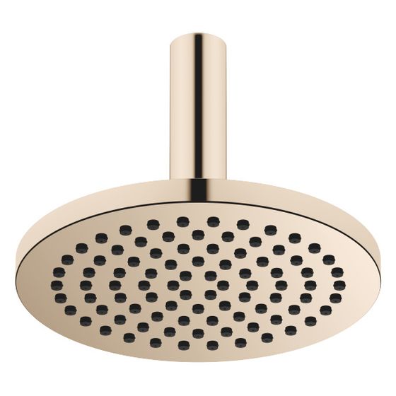 Dornbracht Regenbrause mit Deckenanbindung Kunststoff D 220mm Pure Rain 9l/min, Light Gold PVD