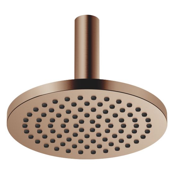 Dornbracht Regenbrause mit Deckenanbindung Kunststoff D 220mm Pure Rain 9l/min, Bronze gebürstet PVD