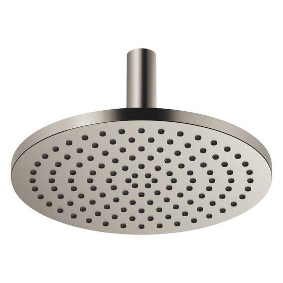 Dornbracht Regenbrause mit Deckenanbindung FlowReduce Metall D 300mm Pure Rain 6,8l/min, Platin gebürstet
