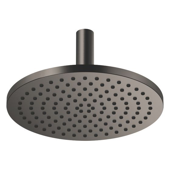 Dornbracht Regenbrause mit Deckenanbindung Metall D 300mm Pure Rain 14l/min, Dark Platinum gebürstet