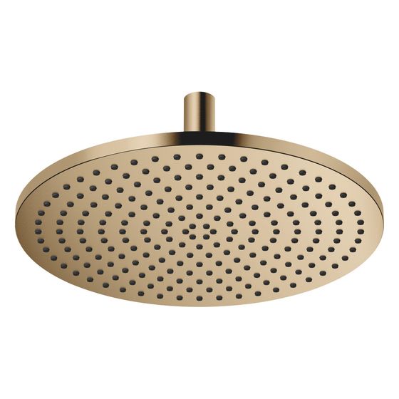Dornbracht Regenbrause mit Deckenanbindung D 400mm Pure Rain 20l/min, Dark Brass gebürstet