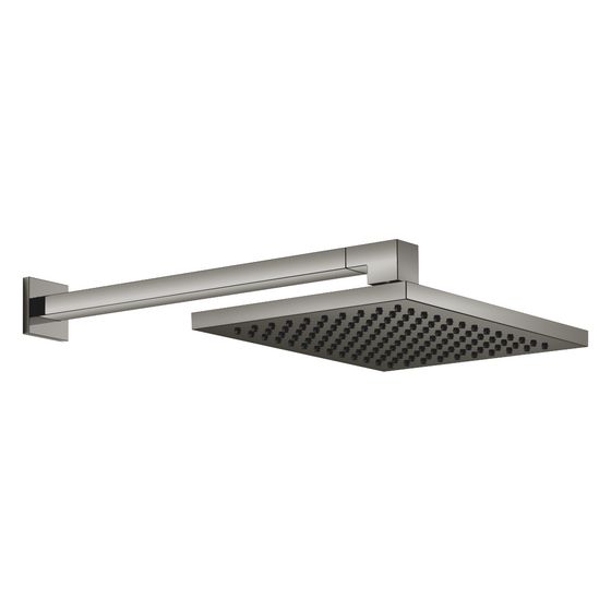 Dornbracht Regenbrause Symetrics mit Wandanbindung FlowReduce Ausladung 450mm 300x240mm 6,8l/min, Dark Chrome