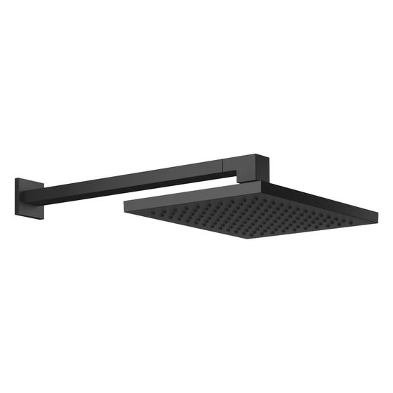 Dornbracht Regenbrause Symetrics mit Wandanbindung 300x240mm 14l/min, Schwarz matt