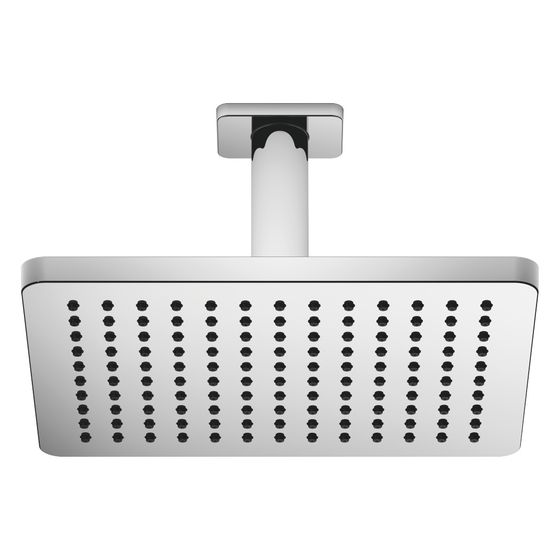 Dornbracht Regenbrause mit Deckenanbindung FlowReduce 300x240mm Pure Rain 6,8l/min, Chrom, 28764710-00
