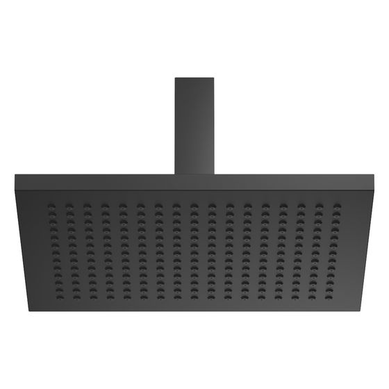 Dornbracht Regenbrause Symetrics mit Deckenanbindung FlowReduce 300x240mm 6,8l/min, Schwarz matt