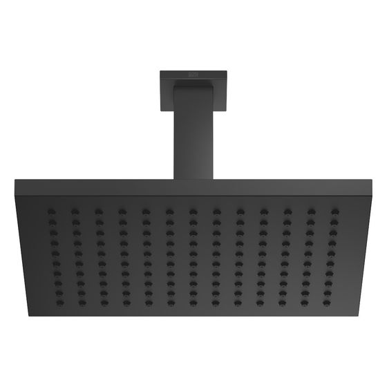 Dornbracht Regenbrause Symetrics mit Deckenanbindung 300x240mm 14l/min, Schwarz matt