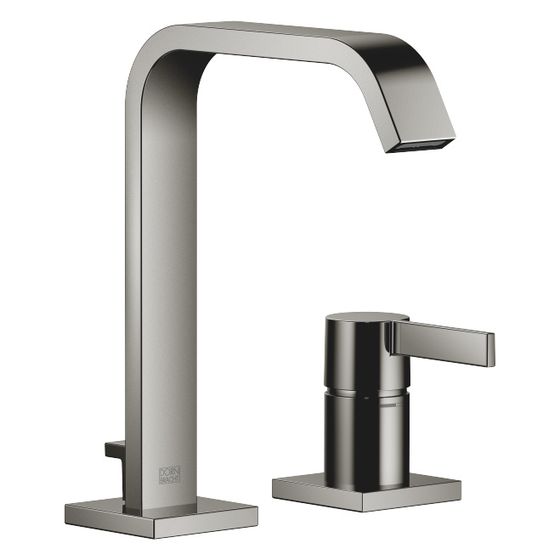 Dornbracht Waschtisch-Zweilochbatterie IMO starrer Auslauf 165mm, 4,6l/min, Dark Chrome