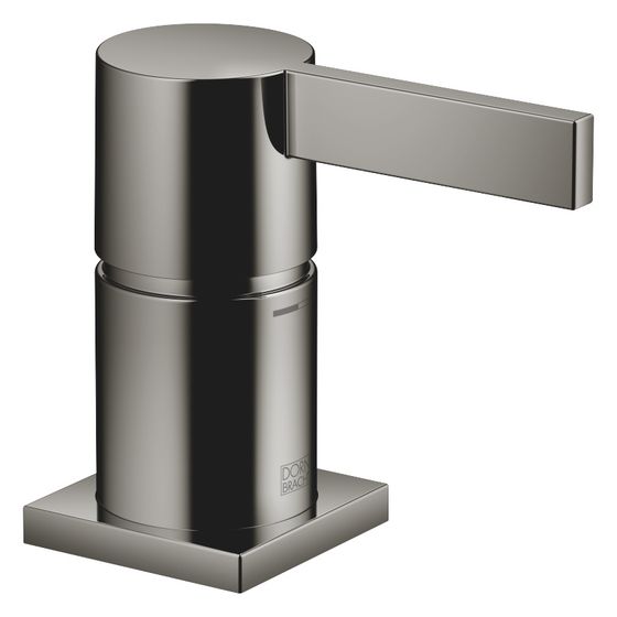 Dornbracht Wannen-Einhandbatterie IMO für Wannenrandmontage Rosette 60x60mm Bohrung 35mm 35,7l/min, Dark Chrome
