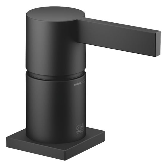 Dornbracht Wannen-Einhandbatterie IMO für Wannenrandmontage Rosette 60x60mm Bohrung 35mm 35,7l/min, Schwarz matt