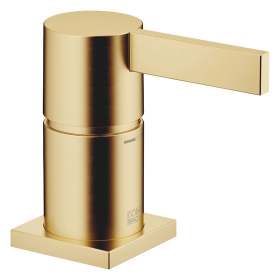 Dornbracht Wannen-Einhandbatterie IMO für Wannenrandmontage Rosette 60x60mm Bohrung 35mm 35,7l/min, Gold gebürstet