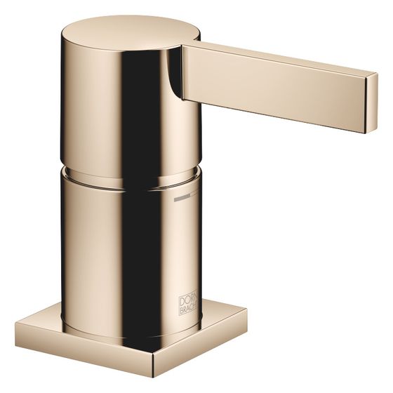 Dornbracht Wannen-Einhandbatterie IMO für Wannenrandmontage Rosette 60x60mm Bohrung 35mm 35,7l/min, Champagne 22kt Gold