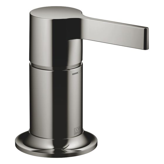 Dornbracht Wannen-Einhandbatterie Vaia für Wannenrandmontage, 78mm, max. 35,7l/min, Dark Chrome