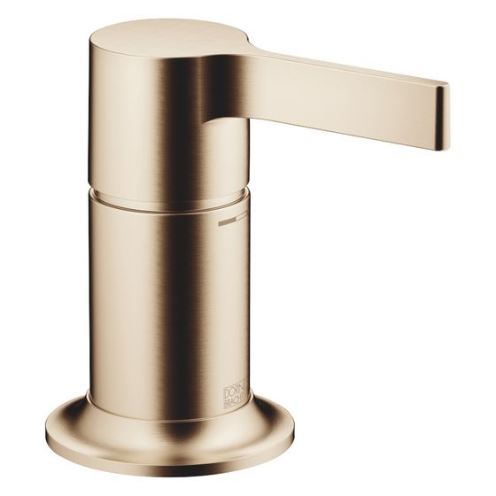 Dornbracht Wannen-Einhandbatterie Vaia für Wannenrandmontage, 78mm, max. 35,7l/min, Champagne gebürstet 22kt Gold