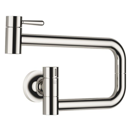 Dornbracht Kaltwasserventil Pot Filler Vaia schwenkbar, Ausladung 500mm, 5,7l/min, Platin
