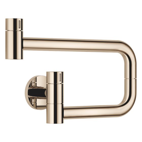 Dornbracht Kaltwasserventil Tara Ultra Pot Filler schwenkbar, Ausladung 500mm, max. 5,7l/min, Champagne 22kt Gold