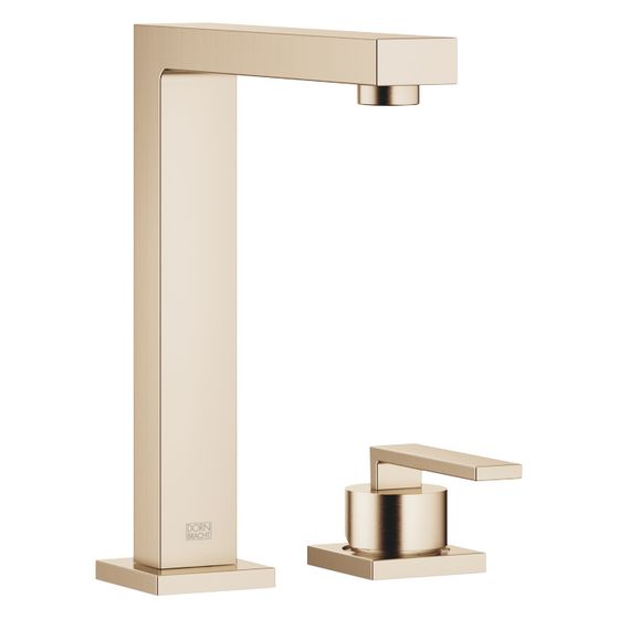 Dornbracht Zweilochbatterie Lot Bar Tap schwenkbarer Auslauf 165mm, 8l/min, Champagne gebürstet 22kt Gold