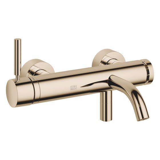 Dornbracht Wannen-Einhandbatterie Meta für Wandmontage, Ausladung 202mm, 14l/min, Light Gold