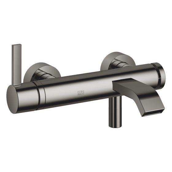 Dornbracht Wannen-Dreiloch-Einhandbatterie IMO für Wannenrandmontage Schwallauslauf, 19,2l/min, Schwarz matt