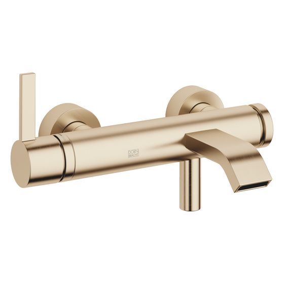 Dornbracht Wannen-Dreiloch-Einhandbatterie IMO für Wannenrandmontage 224mm Schwallauslauf, 19,2l/min, Gold gebürstet PVD