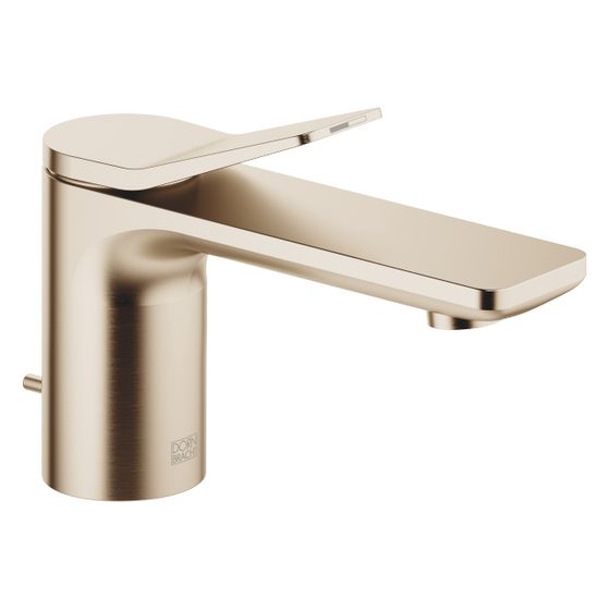 Dornbracht Waschtisch-Einhandbatterie Lissé starrer Auslauf 130mm, 5,7l/min, Light Gold gebürstet