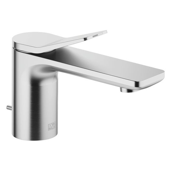 Dornbracht Waschtisch-Einhandbatterie Lissé starrer Auslauf 130mm, 5,7l/min, Chrom gebürstet