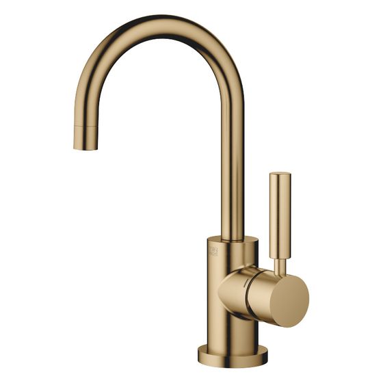 Dornbracht Waschtisch-Einhandbatterie Tara mit Ablaufgarnitur, schwenkbar, 137mm, 5,7l/min, Dark Brass gebürstet, 33500882-39