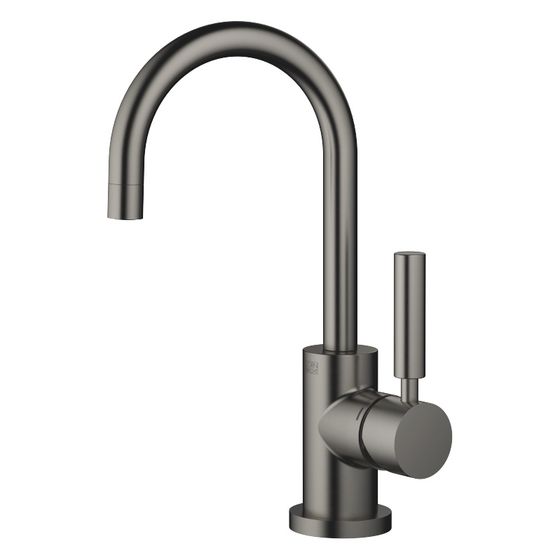 Dornbracht Waschtisch-Einhandbatterie Tara mit Ablaufgarnitur, schwenkbar, 137mm, 5,7l/min, Dark Platinum geb, 33500882-99