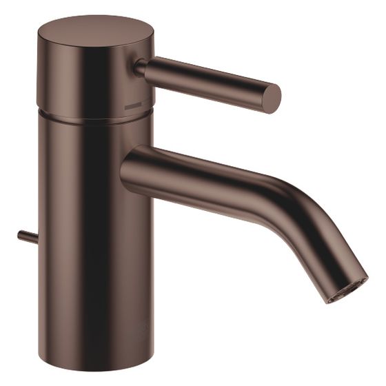 Dornbracht Waschtisch-Einhandbatterie Meta mit Ablaufgarnitur, Ausladung 125mm, starr, 5,7l/min, Dark Bronze gebürstet