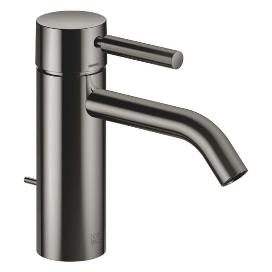 Dornbracht Waschtisch-Einhandbatterie Meta mit Ablaufgarnitur, Ausladung 135mm, starr, 5,7l/min, Dark Chrome