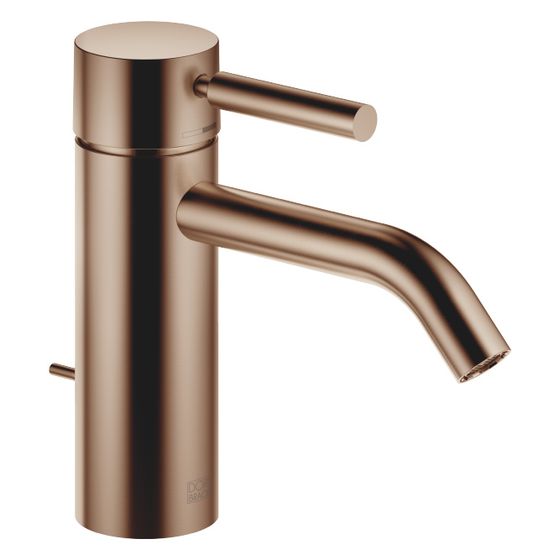 Dornbracht Waschtisch-Einhandbatterie Meta mit Ablaufgarnitur, Ausladung 135mm, starr, 5,7l/min, Bronze gebürstet