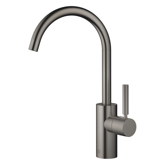 Dornbracht Waschtisch-Einhandbatterie Meta o. Ablaufg., Ausladung 167mm, schwenkbar, 5,7l/min, Dark Platinum gebürstet