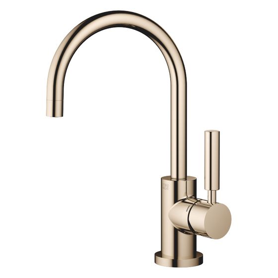 Dornbracht Waschtisch-Einhandbatterie Tara mit Ablaufgarnitur, schwenkbar, 166mm, 5,7l/min, Champagne 22kt Gold, 33513882-47