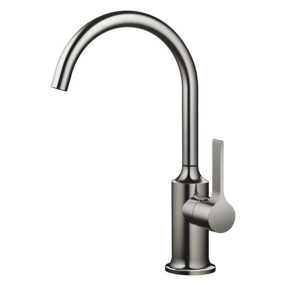Dornbracht Waschtisch-Einhandbatterie Vaia o. Ablaufg., schwenkbar, Ausladung 167mm, 5,7l/min, Dark Chrome
