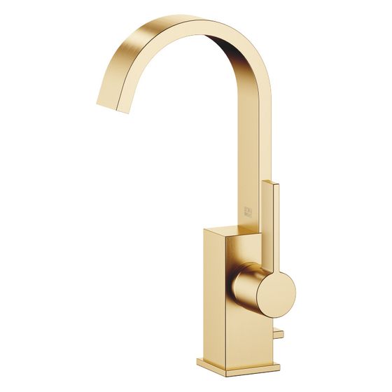 Dornbracht Waschtisch-Einhandbatterie Mem, o. Ablaufg., starrer Auslauf, 113mm, max. 5,7l/min, Messing geb 23kt Gold